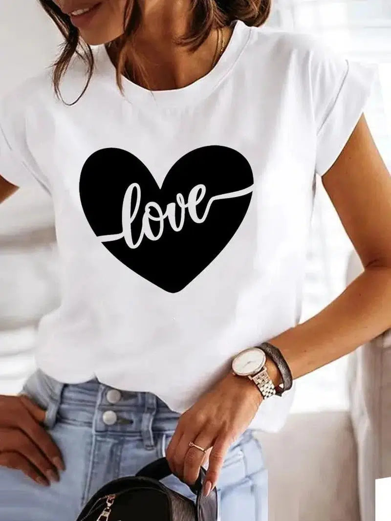 Cheky - Love Print Summer Shirt