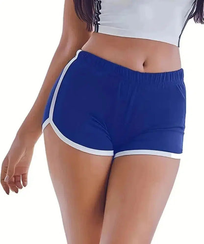 Cheky - Sports Shorts Women Casual Loose Straight Pants Wearing High-Waisted Thin Anti-Walking Three-Point Yoga Hot Pants