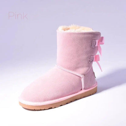 Cheky - High Quality SALE Women Australia Snow Boots Warm Fur Baileys Bow Boots Women Winter Boots Snow Boots Big Size