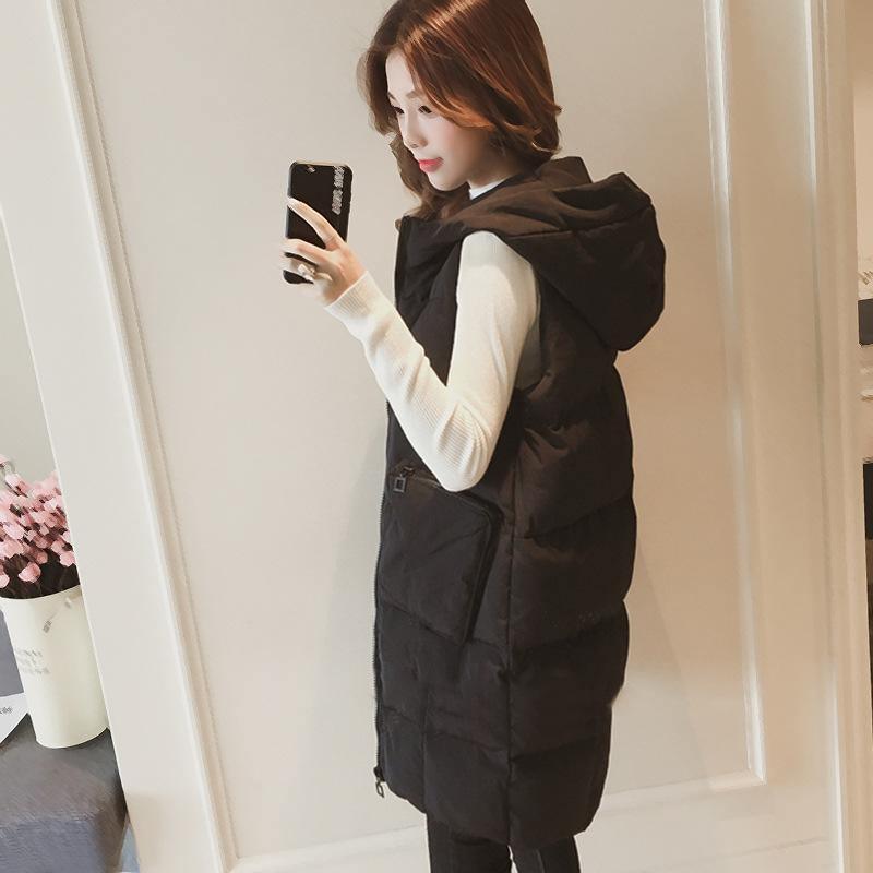 Cheky - Long vest cotton jacket