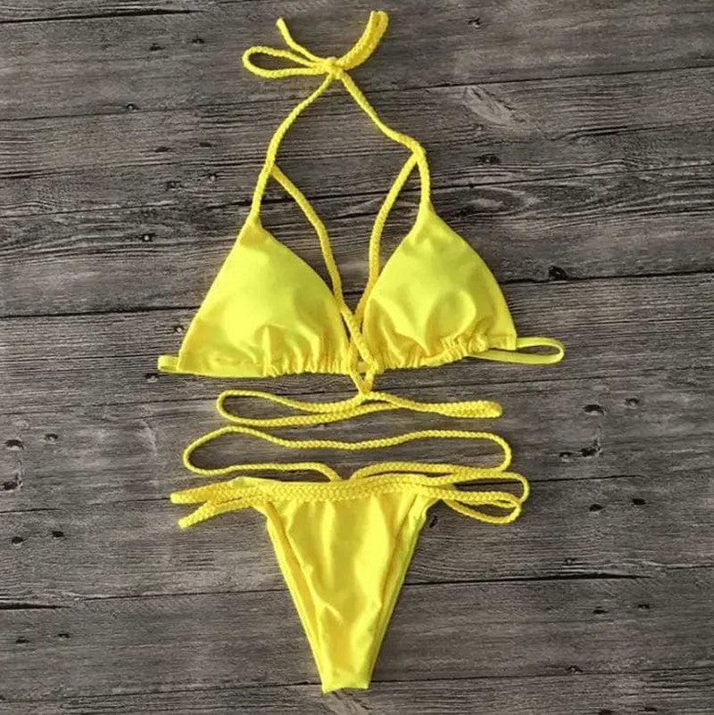 Cheky - Vibrant Strappy Bikini Collection