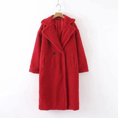 Cheky - Street style lamb wool coat