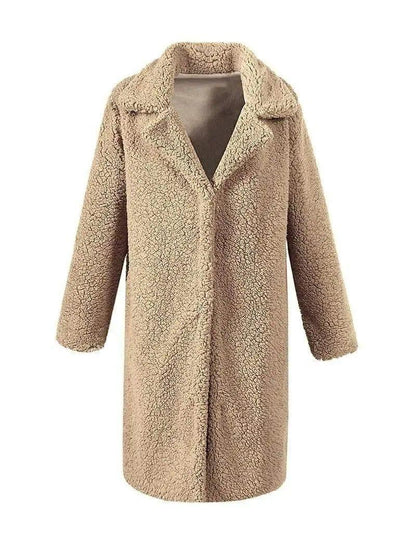 Cheky - Winter Lambskin Faux Fur European and American Fashion Urban